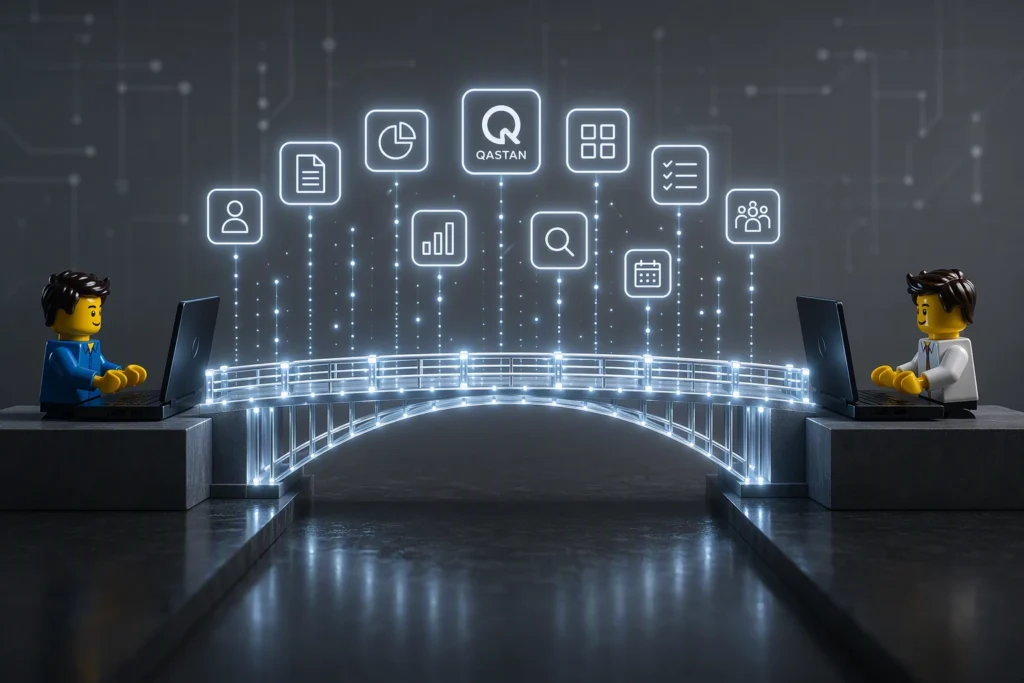 Via een API werk je efficiënter in jouw huidige omgeving. Qastan is hiervoor jouw partner.